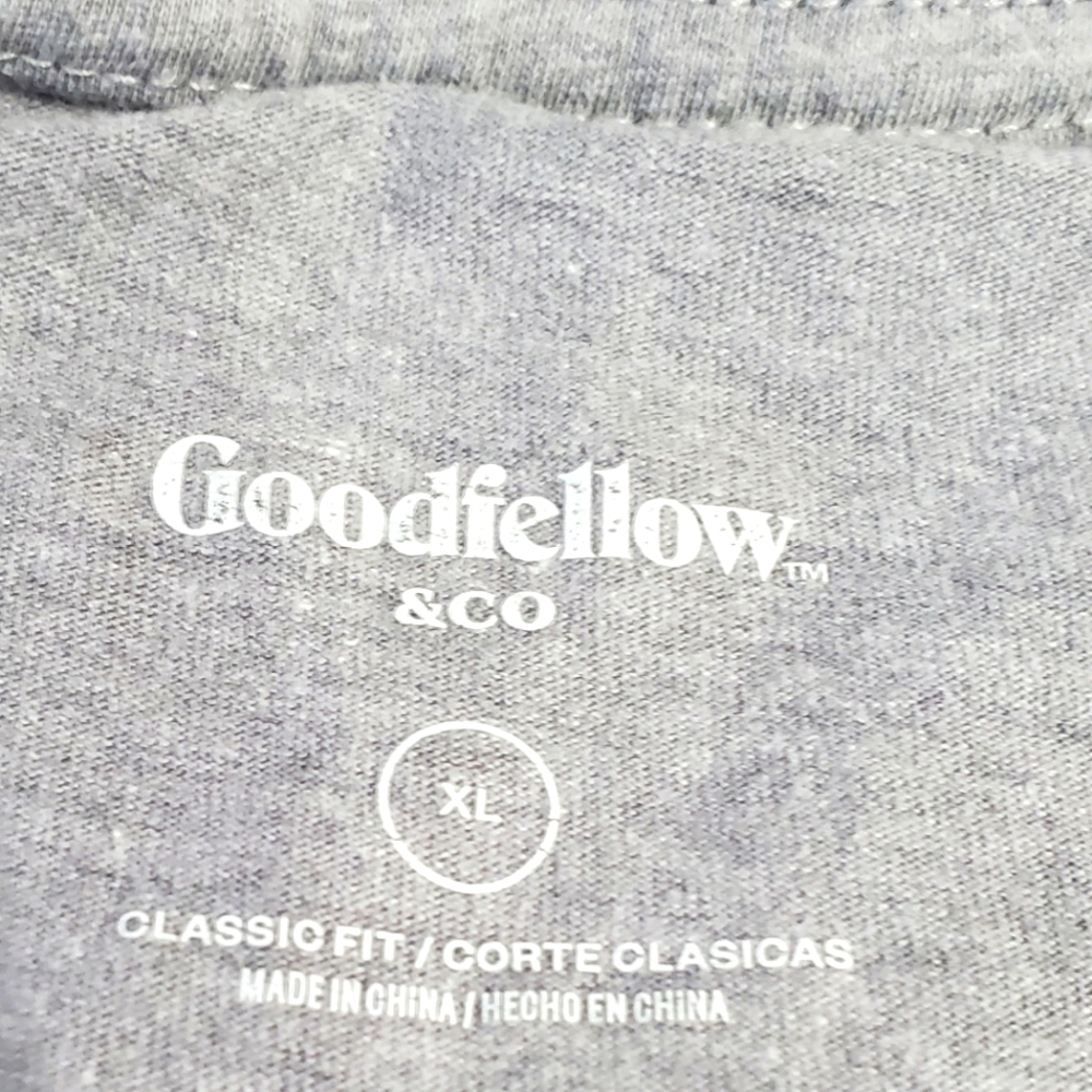 Women's light gray Goodfellow tee-shirt top with mountain logo size xl - Picture 6 of 9